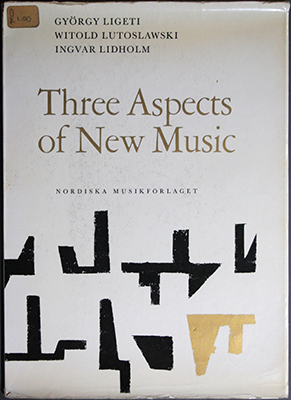 Three Aspects of New Music