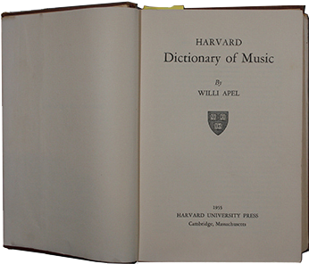 Harvard Dictionary of Music