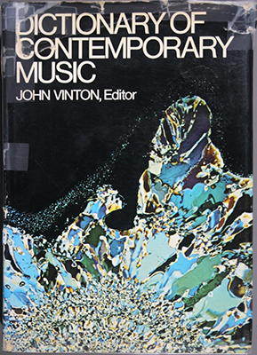 Dictionary of Contemporary Music