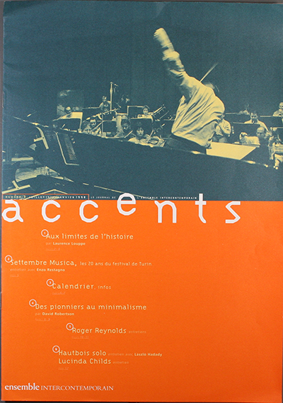 Accents: Le Journal de L'Ensemble Intercontemporain