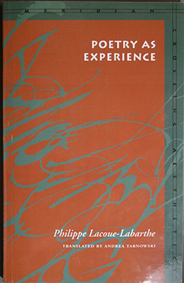 Poetry as Experience